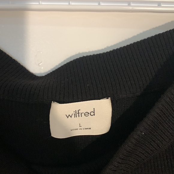 Aritzia Wilfred off the shoulder fleur sweater - Picture 3 of 4